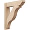 Ekena Millwork 6-in W x 22-in D x 26-in H Funston Slat Rough Cedar Woodgrain TimberThane Outlooker, Primed Tan OUTUR060X22X26FST24RCPR - alternate 1